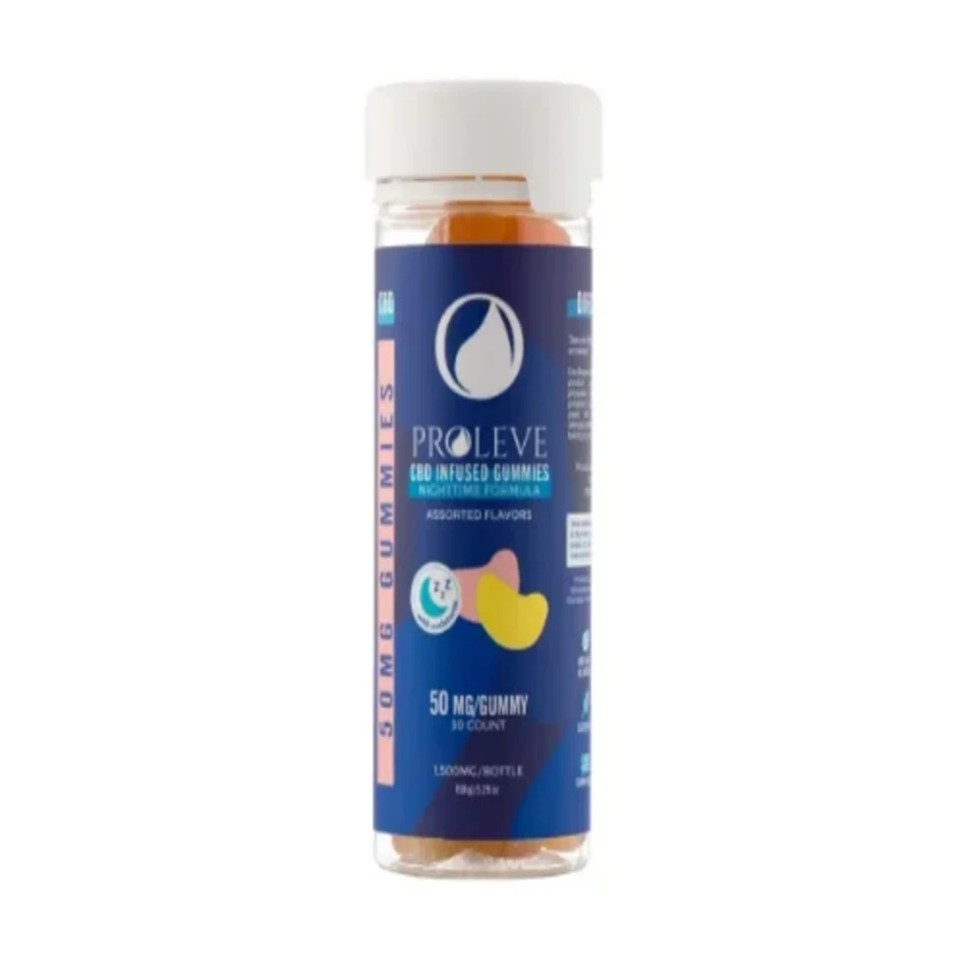 Proleve – CBD Night Gummies – 50 mg, 30 Count